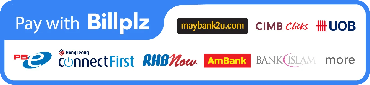 Pay with Billplz: FPX online banking and cards